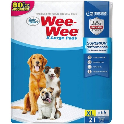 Four Paws X-Large Wee Wee Pads 28\