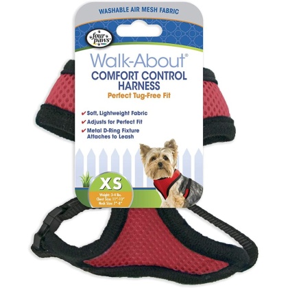 Four Paws Comfort Control Harness - Red