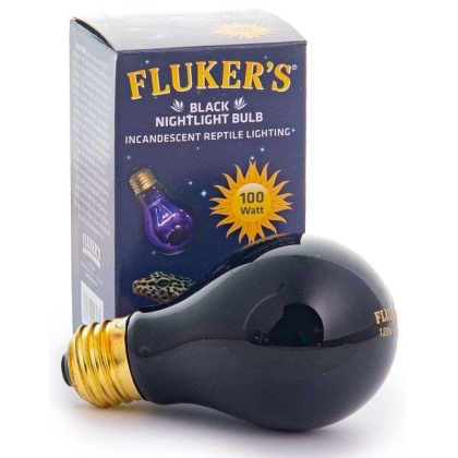 Flukers Black Nightlight Incandescent Bulb