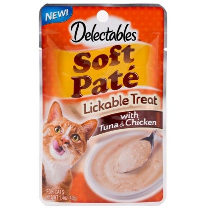 Hartz Soft Pate Lickable Treat for Cats Tuna and Chicken