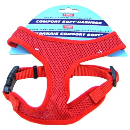 Coastal Pet Comfort Soft Adjustable Harness - Red