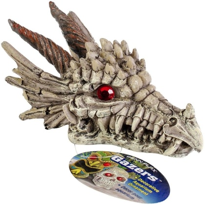 Penn Plax Gazer Dragon Skull Aquarium Ornament