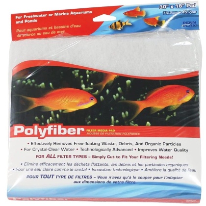 Penn Plax Polyfiber Filter Media Pad