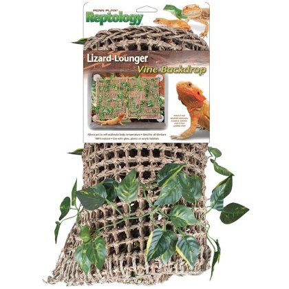 Penn Plax Reptology Lizard-Lounger Vine Backdrop