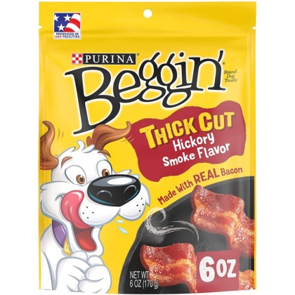 Purina Beggin\' Strips Thick Cut Hickory Smoke Flavor