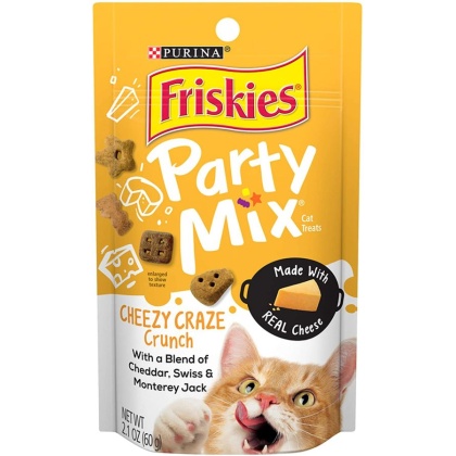 Friskies Party Mix Crunch Treats Cheezy Craze