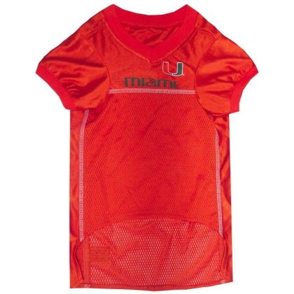 Pets First U of Miami Jersey for Dogs