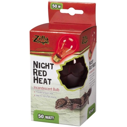 Zilla Incandescent Night Red Heat Bulb for Reptiles