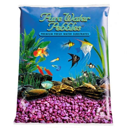 Pure Water Pebbles Aquarium Gravel - Neon Purple