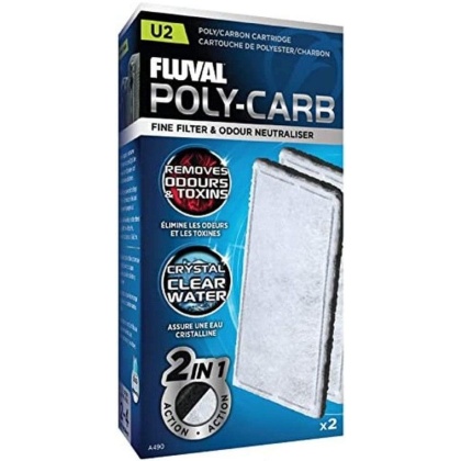 Fluval Underwater Filter Stage 2 Polyester/Carbon Cartridges