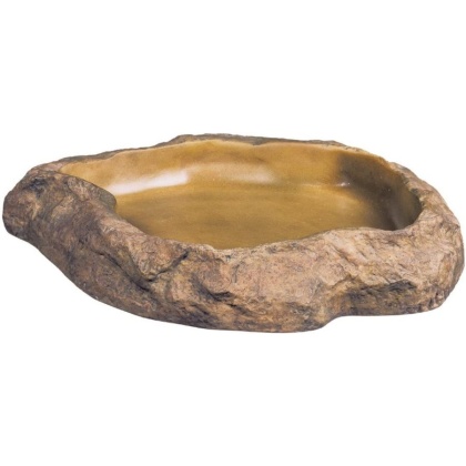 Exo-Terra Granite Rock Reptile Feeding Dish